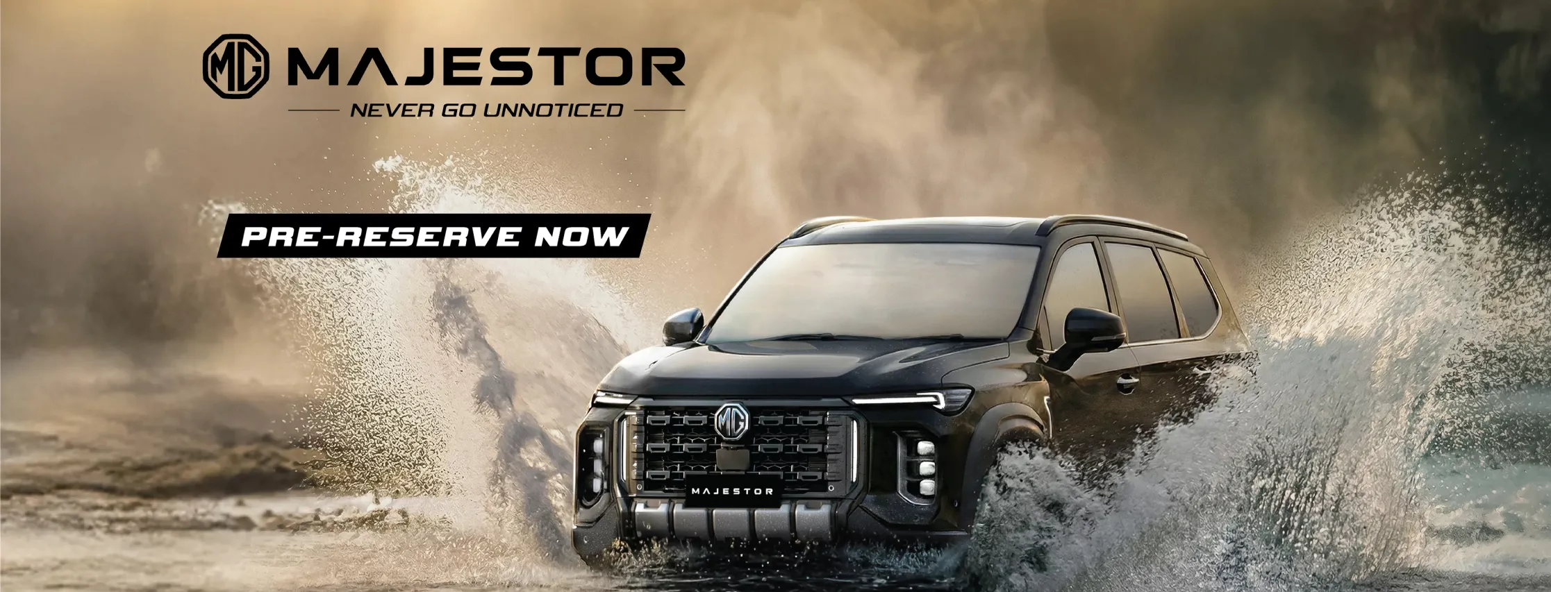 Banner MG Majestor in black color